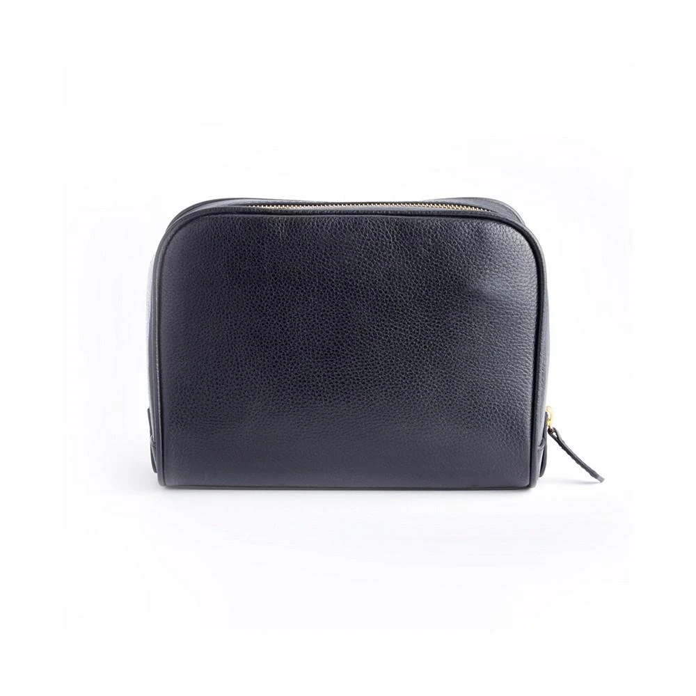 商品ROYCE New York|Pebbled Toiletry Bag with Front Zipper Compartment,价格¥816,第2张图片详细描述