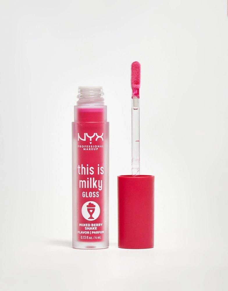 商品NYX Professional Makeup|NYX Professional Makeup This Is Milky Gloss - Mixed Berry Shake,价格¥90,第1张图片