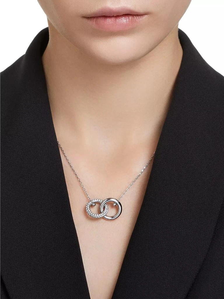 商品Swarovski|Dextera Rhodium-Plated & Swarovski Crystal Pendant Necklace,价格¥1342,第2张图片详细描述
