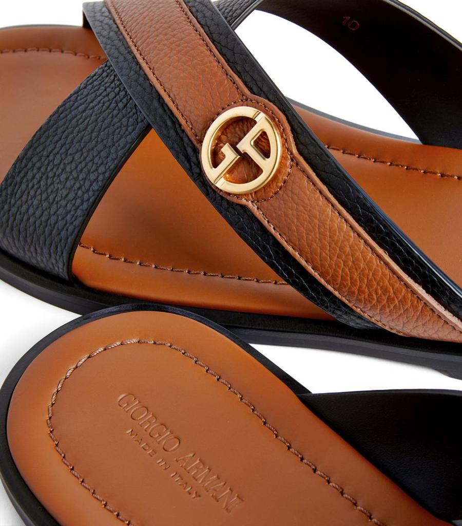 Pebbled Leather Sandals商品第7张图片规格展示