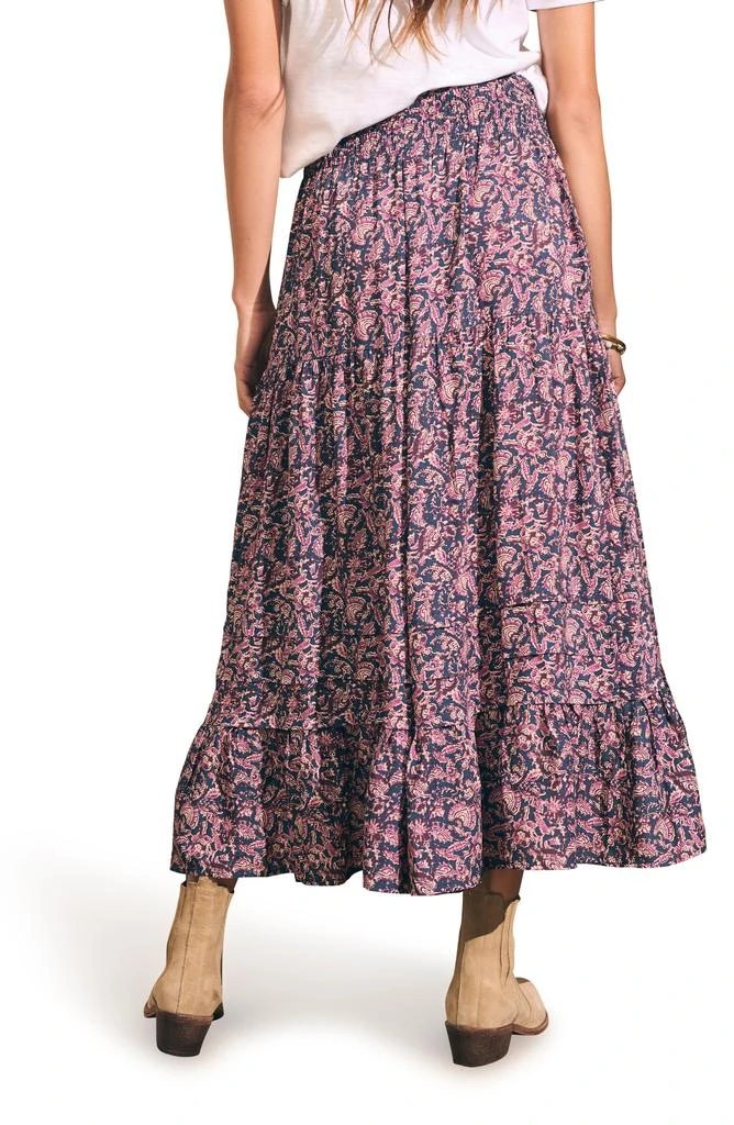 商品Faherty|Ivy Floral Tiered Maxi Skirt,价格¥572,第2张图片详细描述