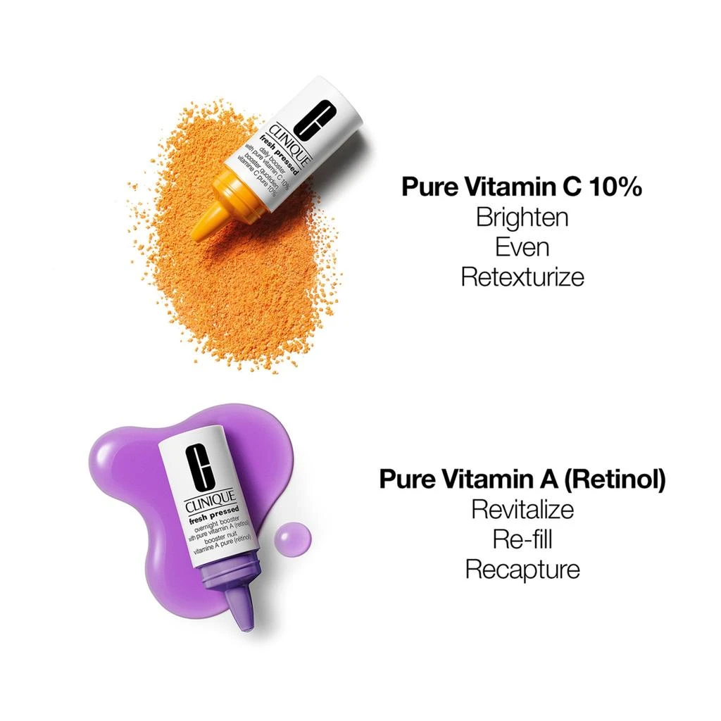 商品Clinique|Fresh Pressed Clinical Daily Overnight Boosters Vitamins C and A,价格¥343,第5张图片详细描述