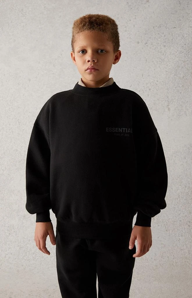 商品Essentials|Black Crew Neck Sweatshirt,价格¥207,第2张图片详细描述