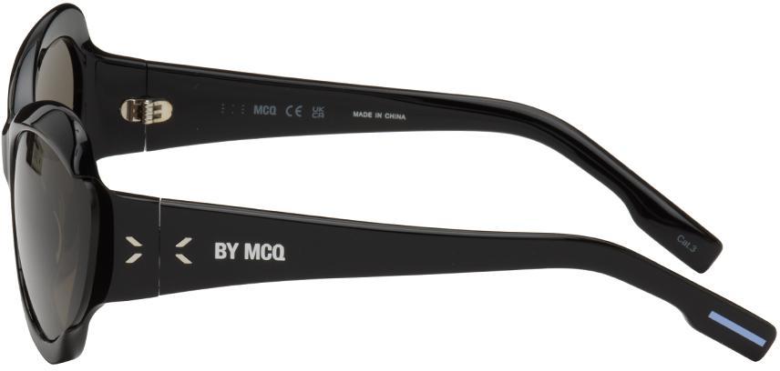 商品Alexander McQueen|Black Futuristic Sunglasses,价格¥1480,第5张图片详细描述