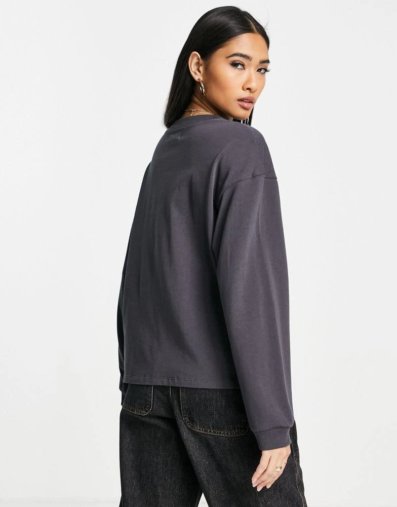 商品Madewell|Madewell long sleeve t-shirt in charcoal,价格¥210,第3张图片详细描述