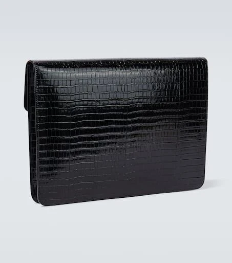 商品Tom Ford|Croc-effect leather portfolio,价格¥12996,第5张图片详细描述