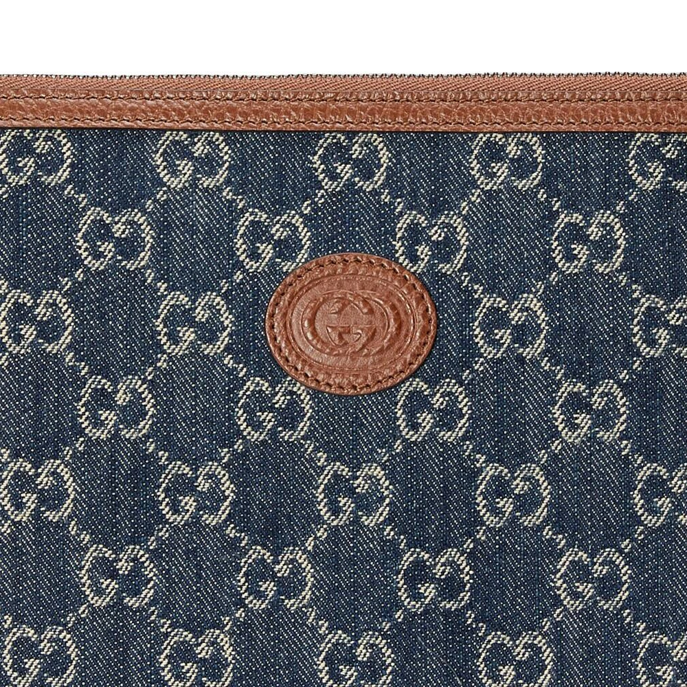 GUCCI 男士蓝色互扣式 G 手袋 672953-2KQGT-8375 商品