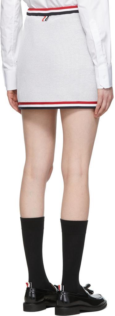 商品Thom Browne|Grey Cotton Mini Skirt,价格¥7160,第5张图片详细描述