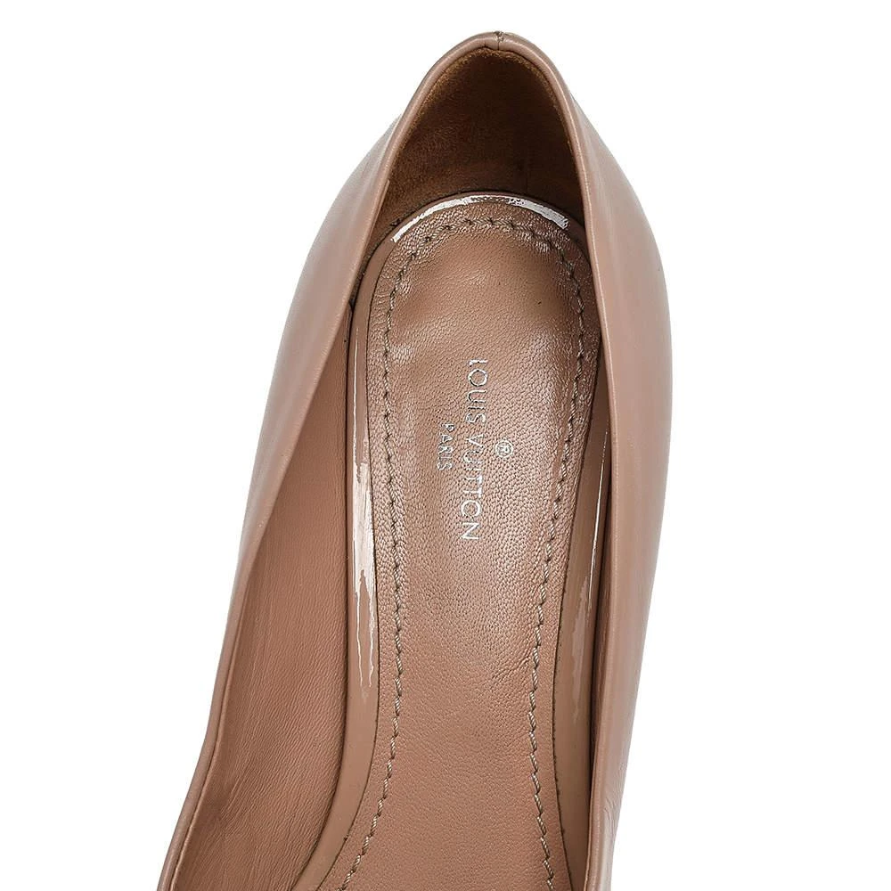Louis Vuitton Beige Leather Madeleine Square Toe Pumps Size 36 商品
