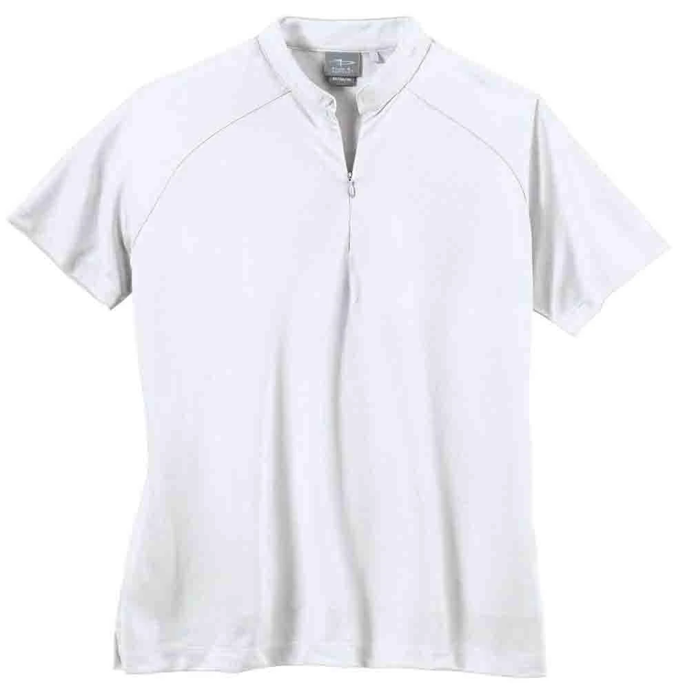 商品Page & Tuttle|Dot Texture Jersey Short Sleeve Polo Shirt,价格¥99,第1张图片