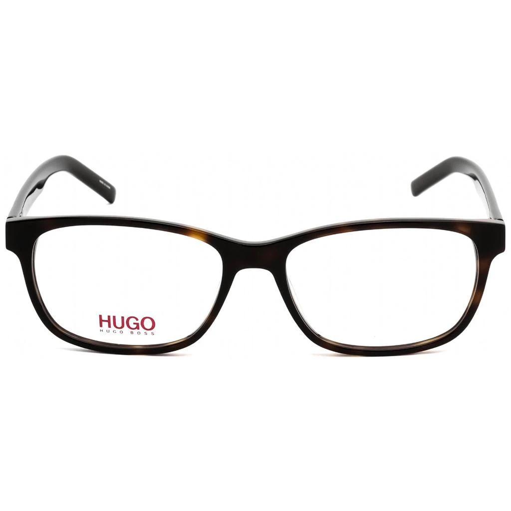 商品Hugo Boss|Hugo Men's Eyeglasses - Clear Lens Dark Havana Rectangular Frame | HG 1115 0086 00,价格¥326,第2张图片详细描述