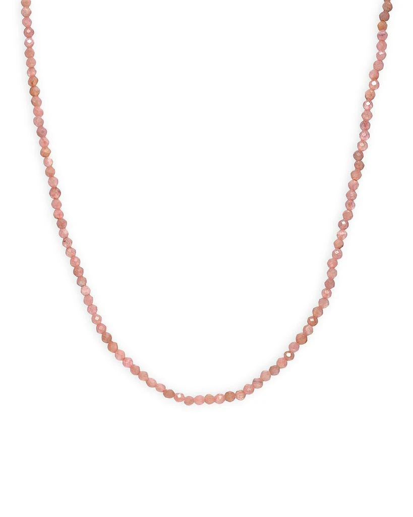 商品Zoe Lev|14K Yellow Gold Pink Rhodochrosite Collar Necklace, 14-16",价格¥1488,第1张图片