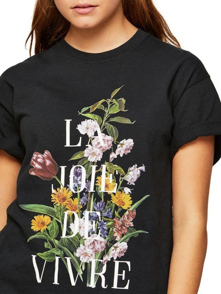 商品Miss Selfridge|Joie De Vie Tee 标语T恤,价格¥145,第5张图片详细描述