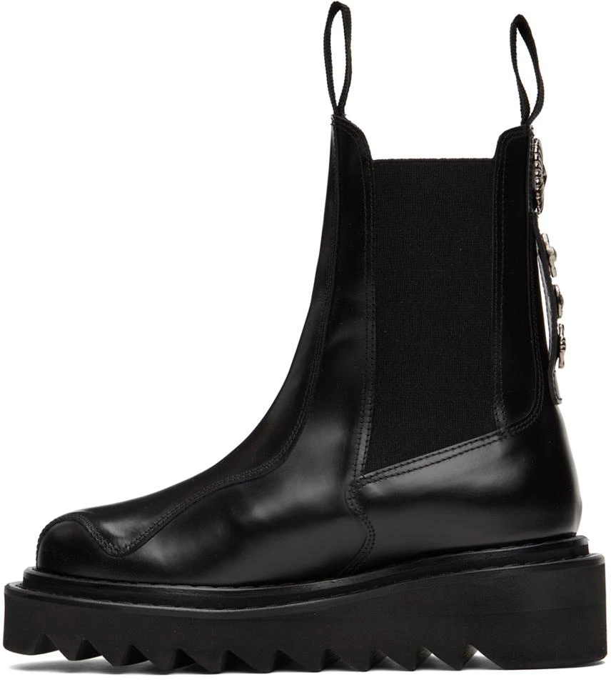 商品Toga Pulla|Black Leather Boots,价格¥1823,第3张图片详细描述