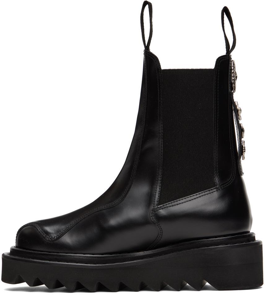 商品Toga Pulla|Black Leather Boots,价格¥3056,第5张图片详细描述