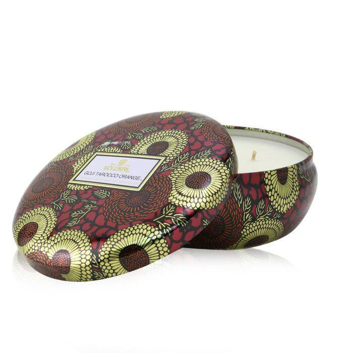商品Voluspa|Voluspa 三烛芯装饰罐香薰蜡烛 - 枸杞与塔罗科血橙 340g/12oz,价格¥210,第1张图片