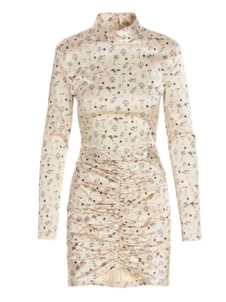 商品ROTATE Birger Christensen|ROTATE Miki Allover Graphic Printed Mockneck Dress,价格¥910,第1张图片