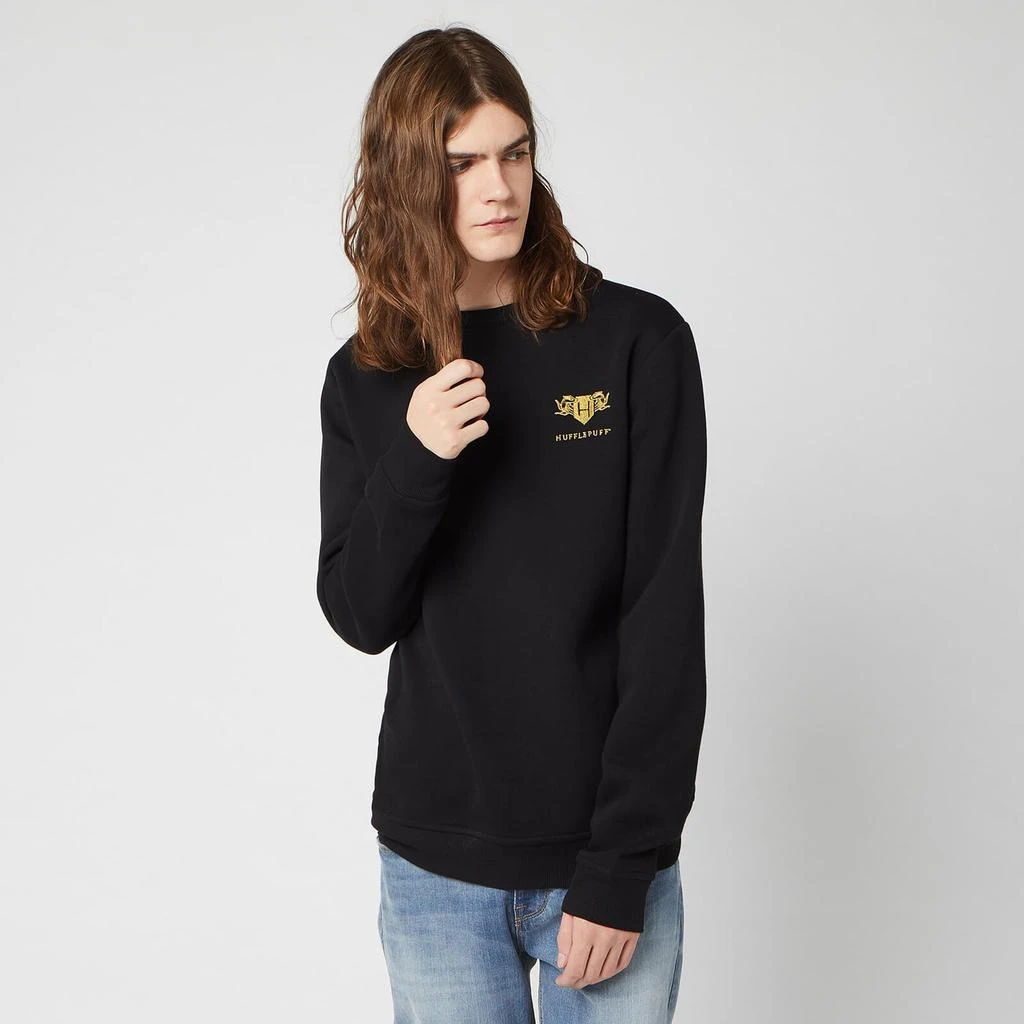 商品Harry Potter|Harry Potter Hufflepuff Unisex Embroidered Sweatshirt - Black,价格¥295,第3张图片详细描述