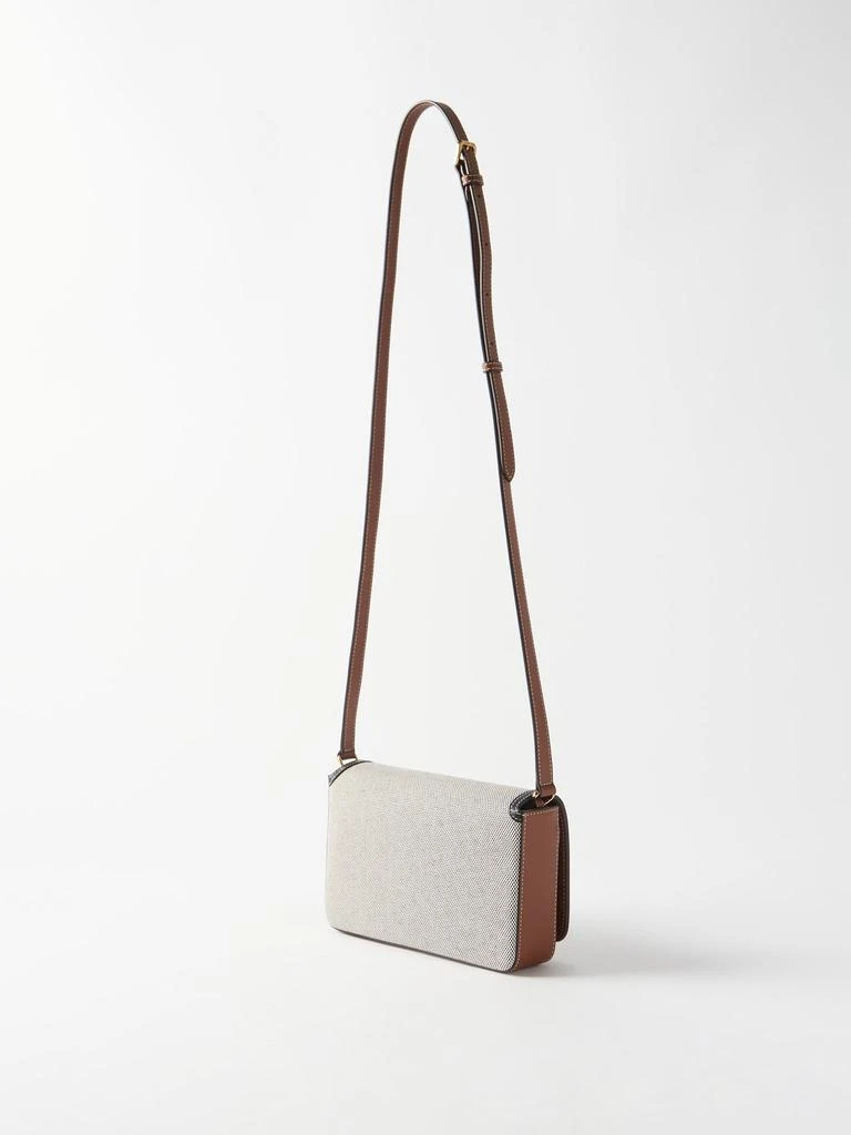 商品Burberry|New Hampshire logo-print canvas cross-body bag,价格¥9225,第4张图片详细描述