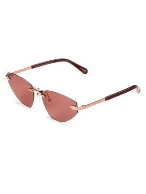 商品KAREN WALKER|Heartache 60MM Cat Eye Sunglasses,价格¥958,第2张图片详细描述