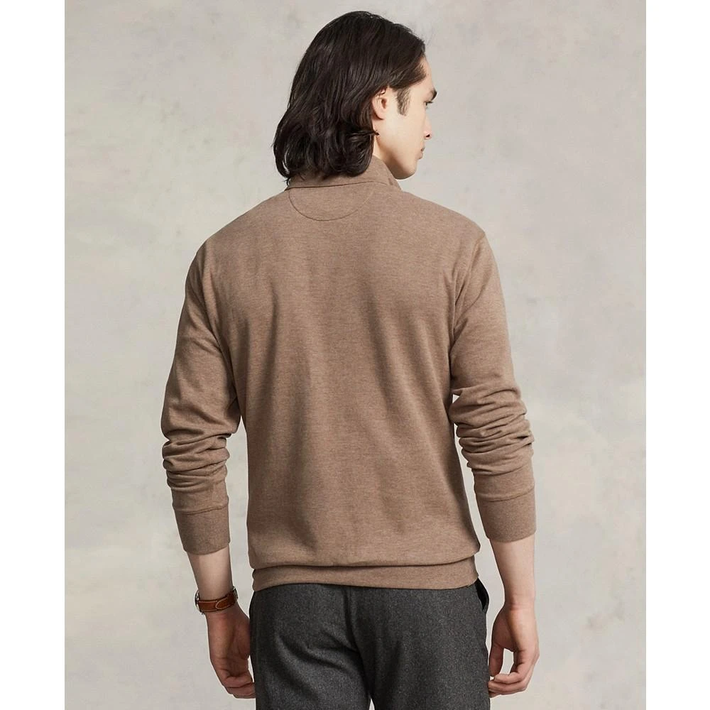 商品Ralph Lauren|Men's Luxury Jersey Quarter-Zip Pullover,价格¥213,第4张图片详细描述