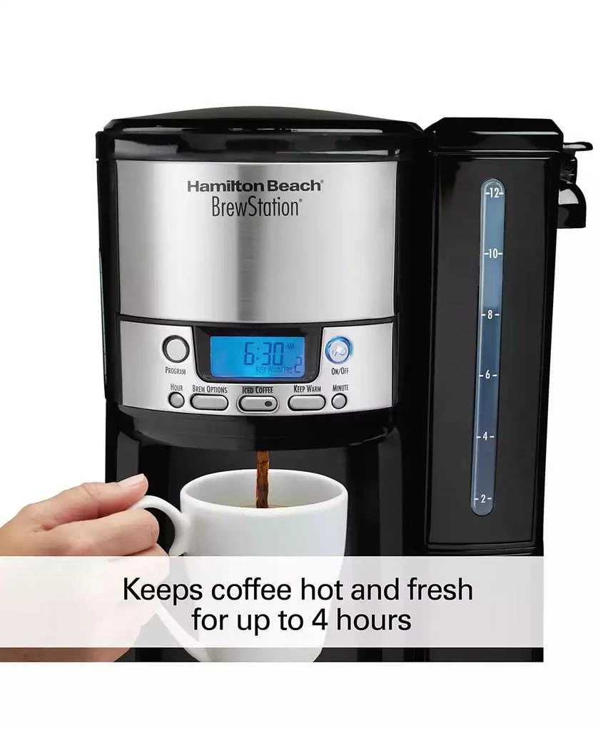 商品Hamilton Beach|BrewStation 12-Cup Dispensing Coffeemaker,价格¥373,第4张图片详细描述