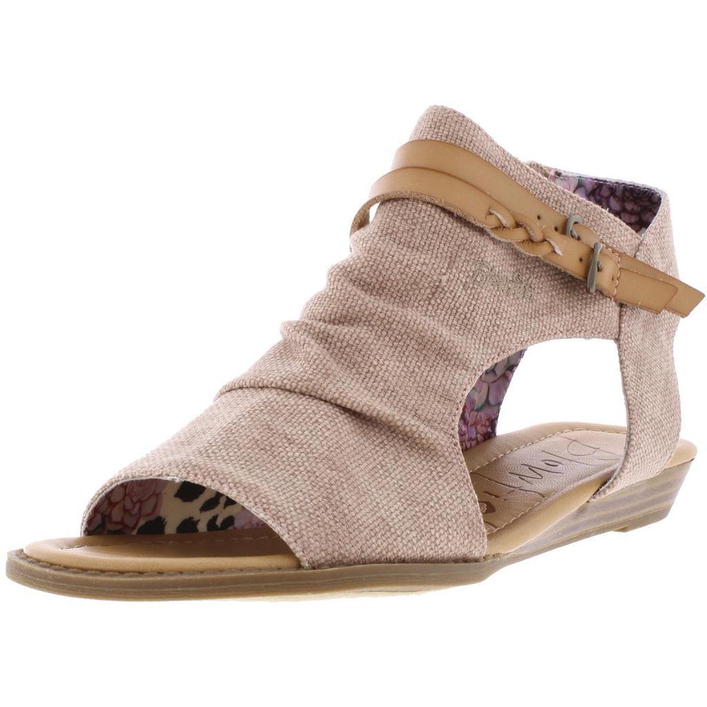 商品Blowfish|Blowfish Womens Blumoon Slouchy Open Toe Flat Sandals,价格¥81,第3张图片详细描述