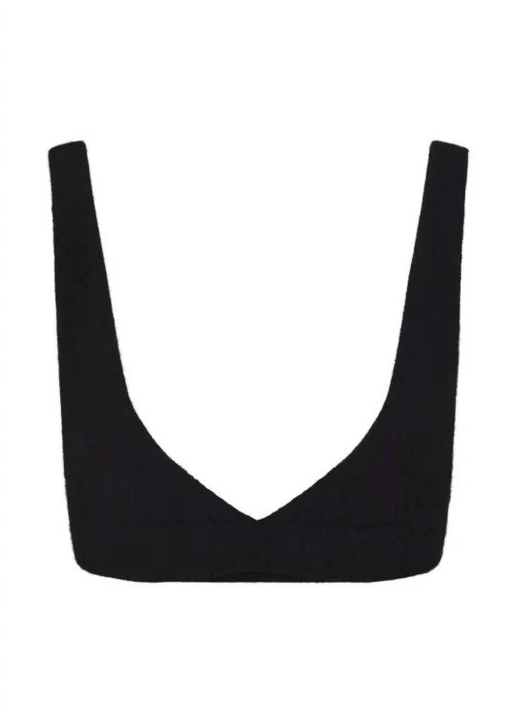 商品Eterne|Willa Cashmere Bra In Black,价格¥1360,第4张图片详细描述
