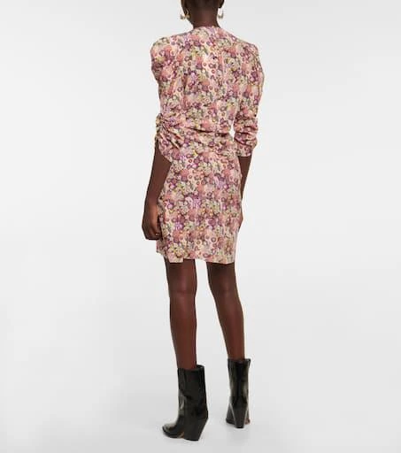 商品Isabel Marant|Celina floral silk-blend minidress,价格¥6160,第3张图片详细描述