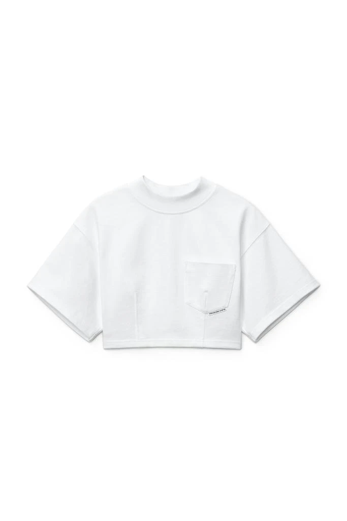商品Alexander Wang|SCULPTED TEE IN JAPANESE JERSEY,价格¥866,第1张图片