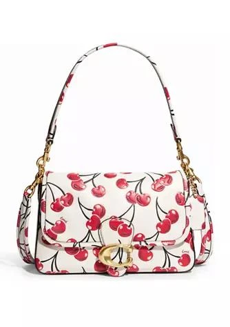 商品Coach|Cherry Print Soft Tabby Shoulder Bag,价格¥2008,第1张图片