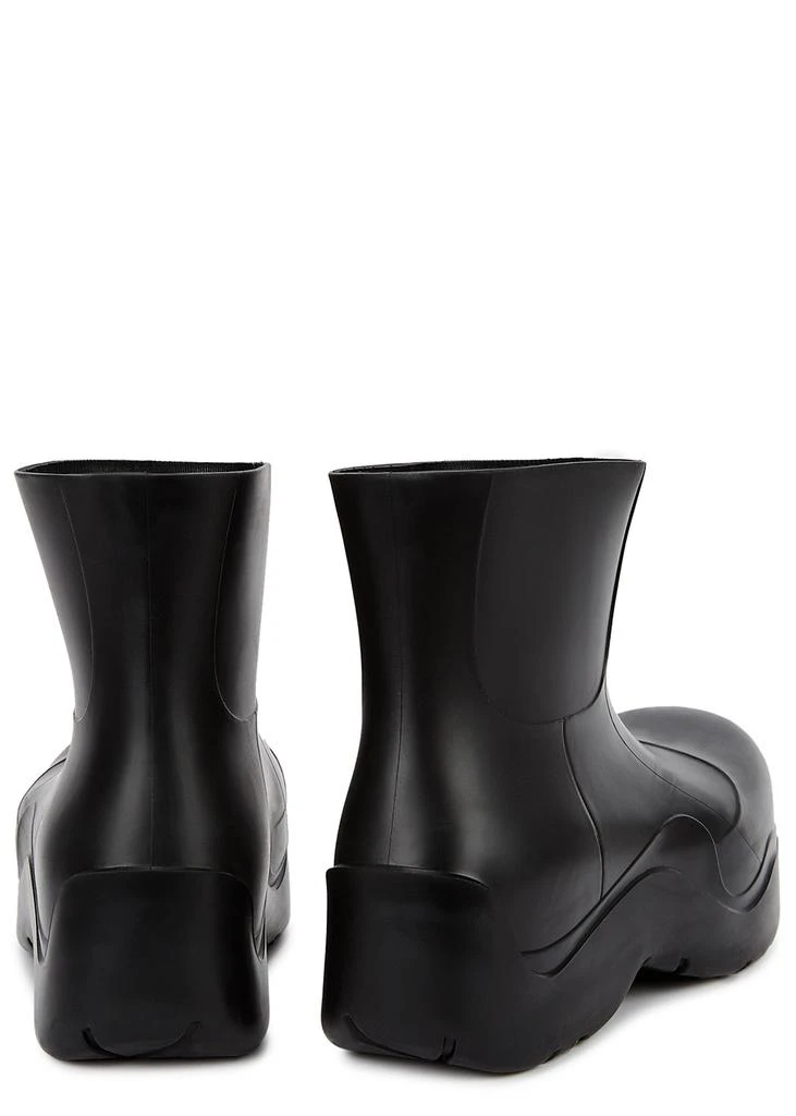 商品Bottega Veneta|Puddle black rubber ankle boots,价格¥2244,第3张图片详细描述