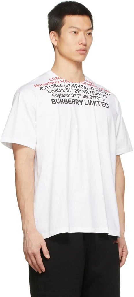 商品Burberry|白色 Jensen T 恤,价格¥4812,第2张图片详细描述