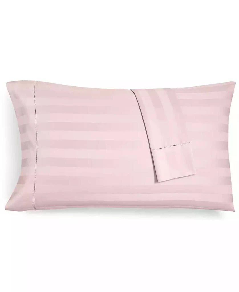 商品Charter Club|1.5" Stripe 550 Thread Count 100% Cotton Flat Sheet, Twin, Exclusively at Macy’s,价格¥137,第1张图片