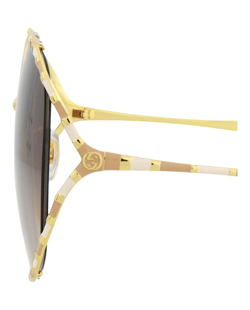 商品Gucci|Round-Frame Metal Sunglasses,价格¥1427,第4张图片详细描述