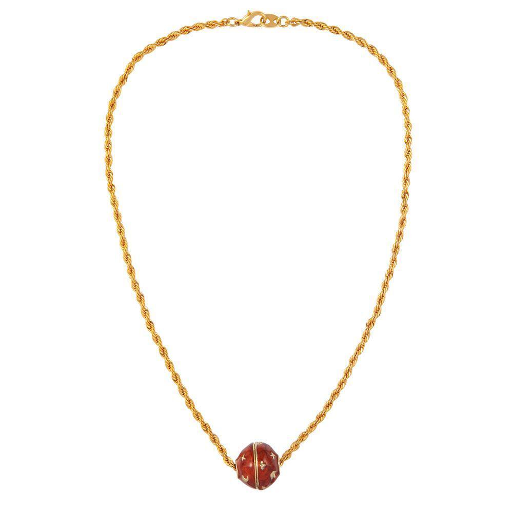 商品Susan Caplan Vintage|Rope chain sphere necklace,价格¥581,第1张图片