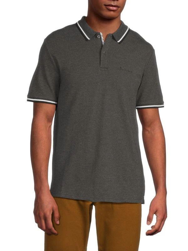 商品Ben Sherman|Solid Short Sleeve Polo,价格¥161,第1张图片
