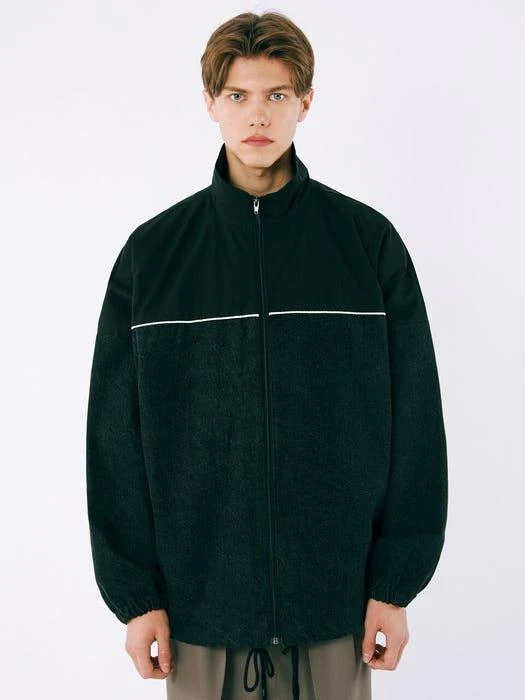 商品ESN|Denim Utility Jacket [Black],价格¥970,第1张图片