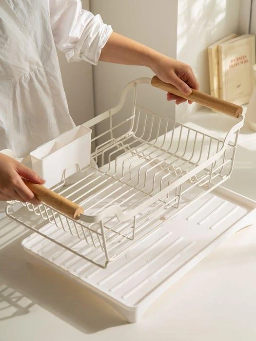 商品DECOVIEW|White Wood_Dish Drying Rack,价格¥410,第1张图片