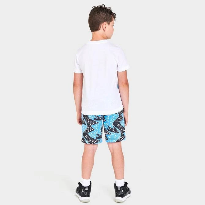 商品Jordan|Boys' Little Kids' Air Jordan Retro 6 March Madness T-Shirt and Shorts Set,价格¥186,第2张图片详细描述