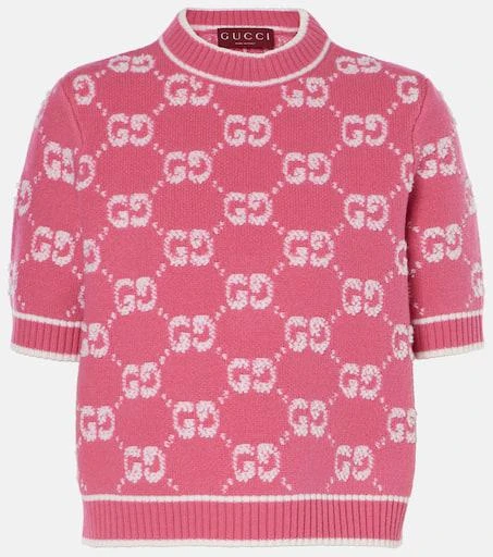 商品Gucci|GG羊毛圈圈呢提花上衣,价格¥10128,第1张图片