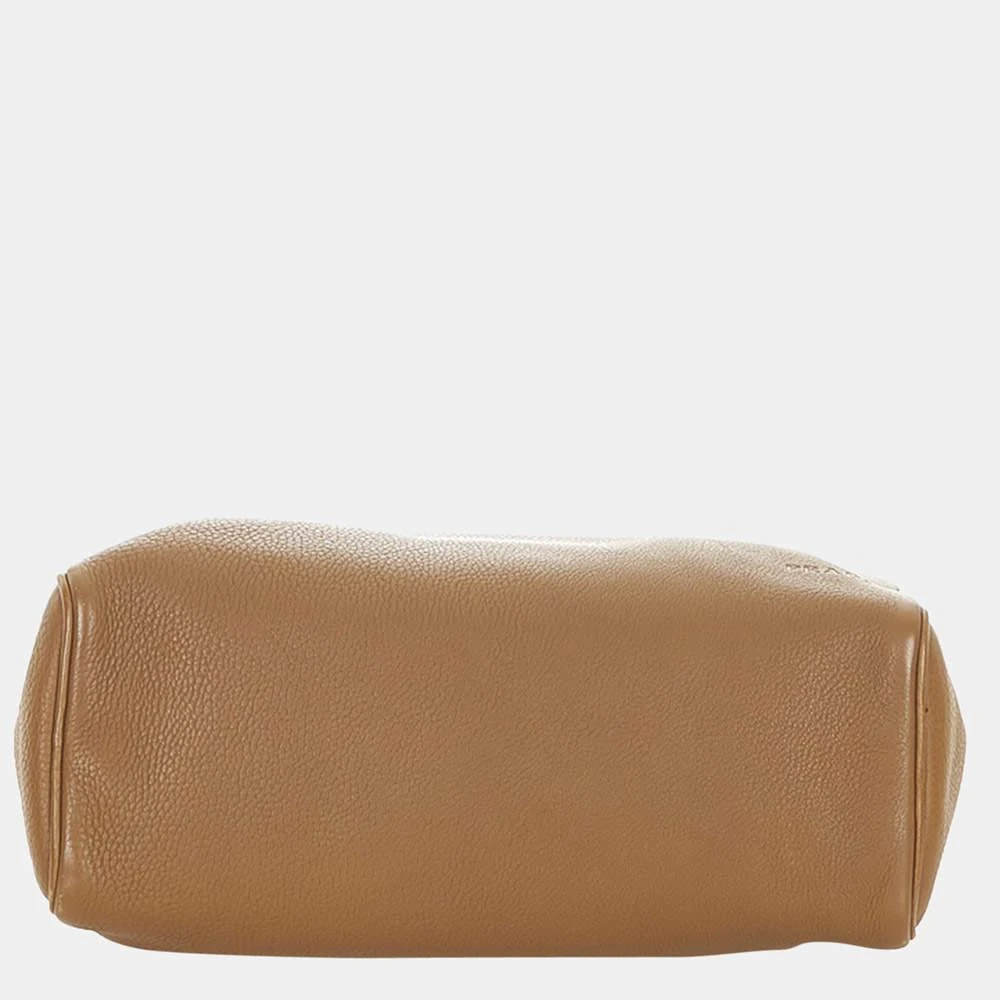 商品[二手商品] Prada|Prada Brown/Beige Vitello Daino Boston Bag,价格¥3008,第4张图片详细描述