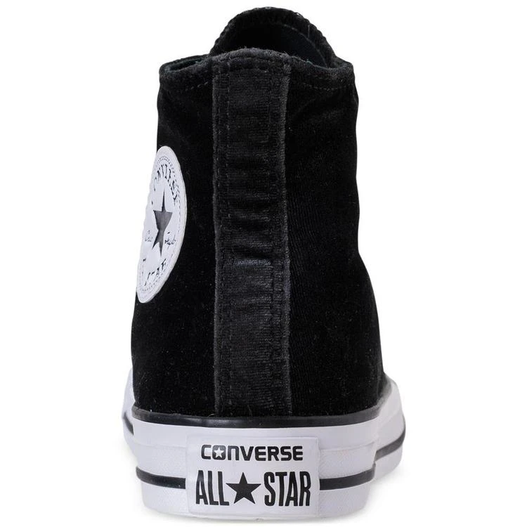 商品Converse|Women's Chuck Taylor Hi Velvet Casual Sneakers from Finish Line,价格¥185,第5张图片详细描述