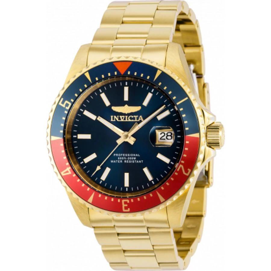 商品Invicta|Invicta Pro Diver Automatic Blue Dial Pepsi Bezel Mens Watch 36792,价格¥663,第1张图片