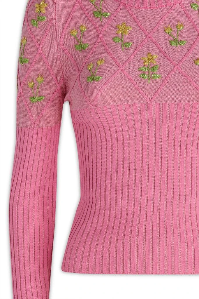 商品CORMIO|Cormio Floral Embroidered Knitted Jumper,价格¥1960,第3张图片详细描述