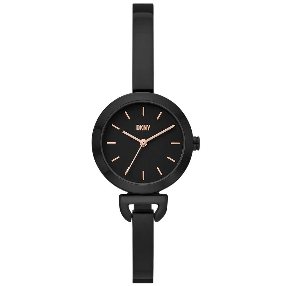 商品DKNY|Women's Uptown D Black Stainless Steel Bracelet Watch 28mm,价格¥559,第1张图片