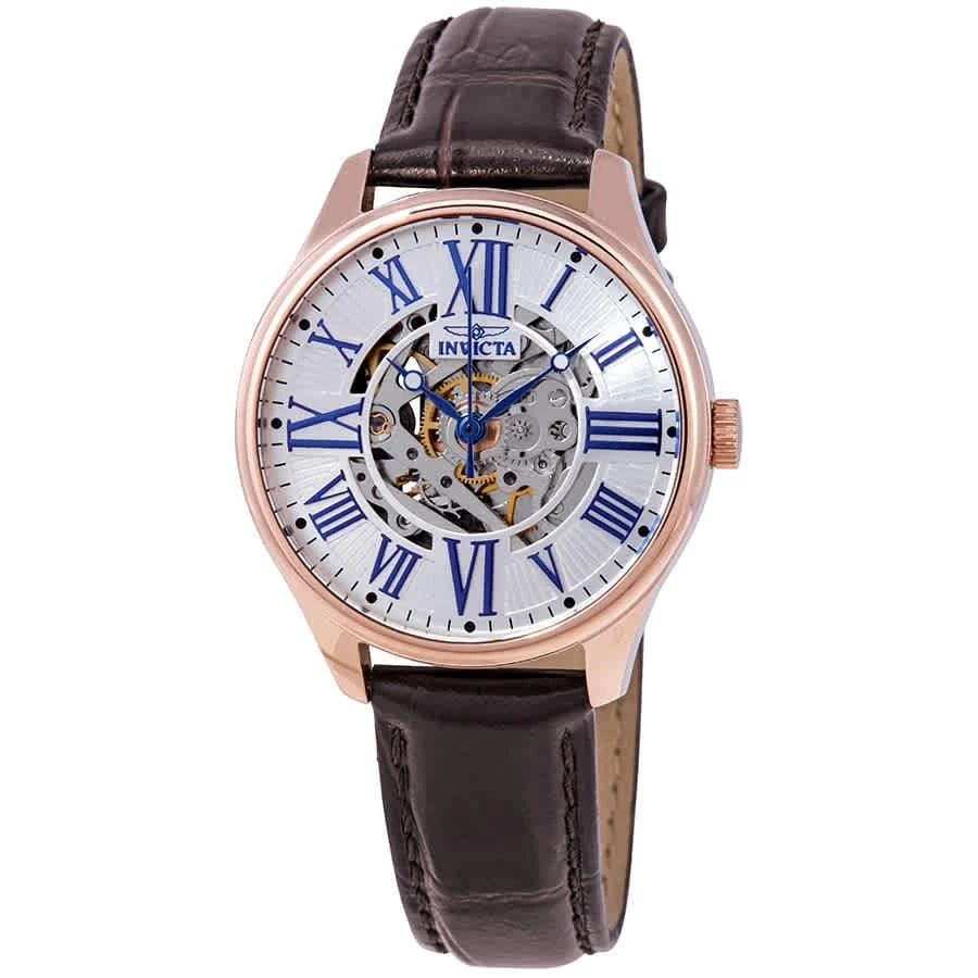 商品[国内直发] Invicta|Invicta Vintage Automatic Silver Skeleton Dial Ladies Watch 23660,价格¥399,第1张图片