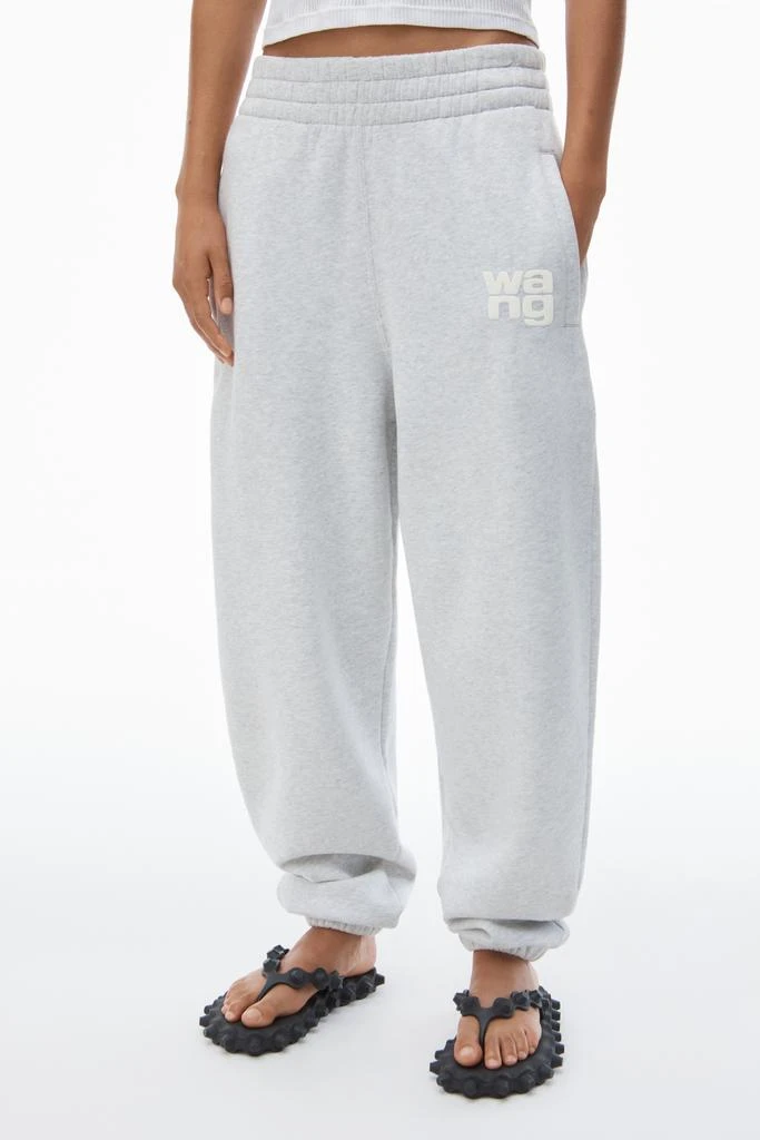 商品Alexander Wang|PUFF LOGO SWEATPANT IN STRUCTURED TERRY,价格¥2218,第3张图片详细描述