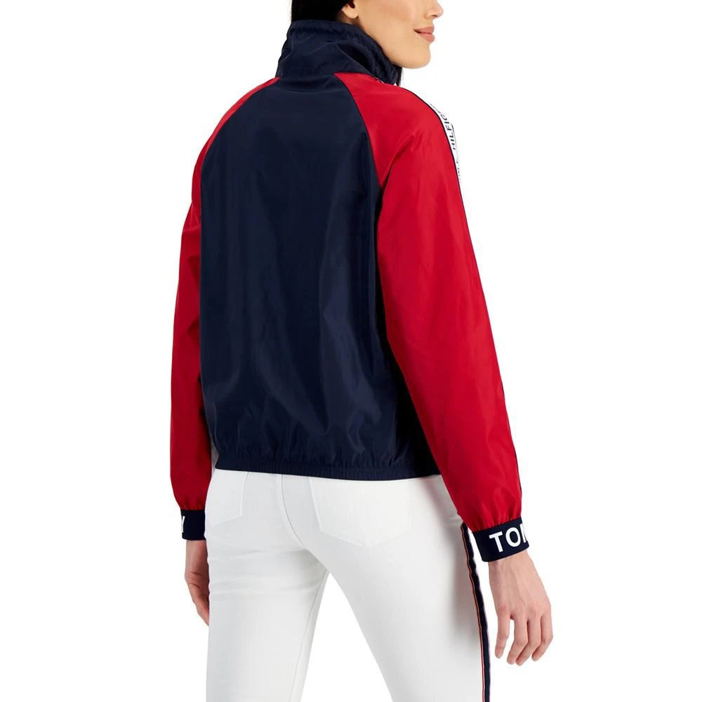 商品Tommy Hilfiger|Women's Colorblocked Windbreaker Jacket,价格¥343,第2张图片详细描述