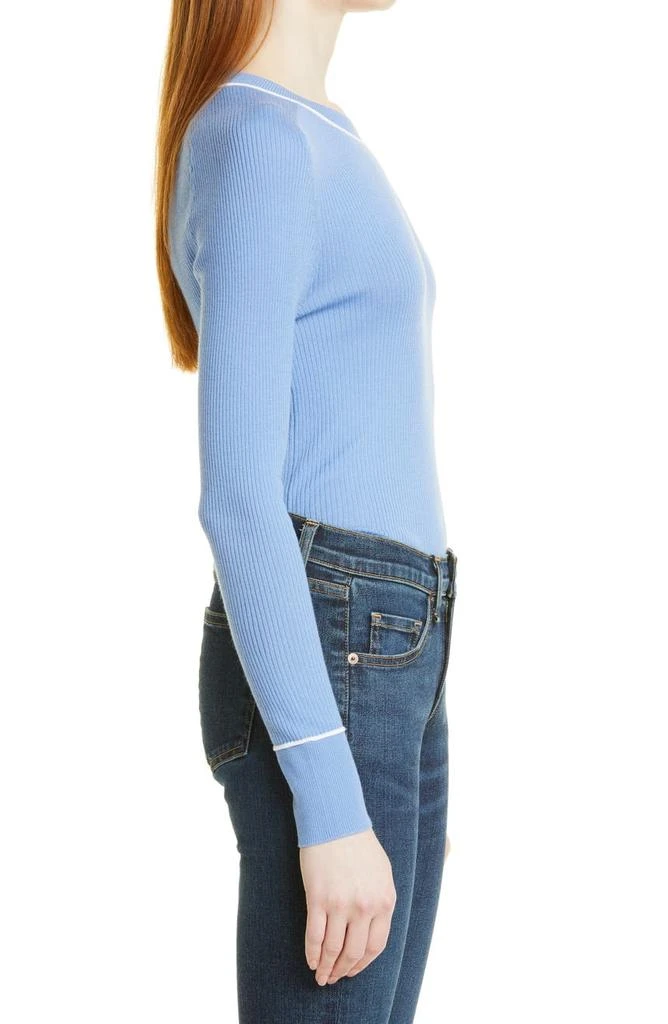 商品VERONICA BEARD|Kinnie Rib Merino Wool Sweater,价格¥1067,第3张图片详细描述